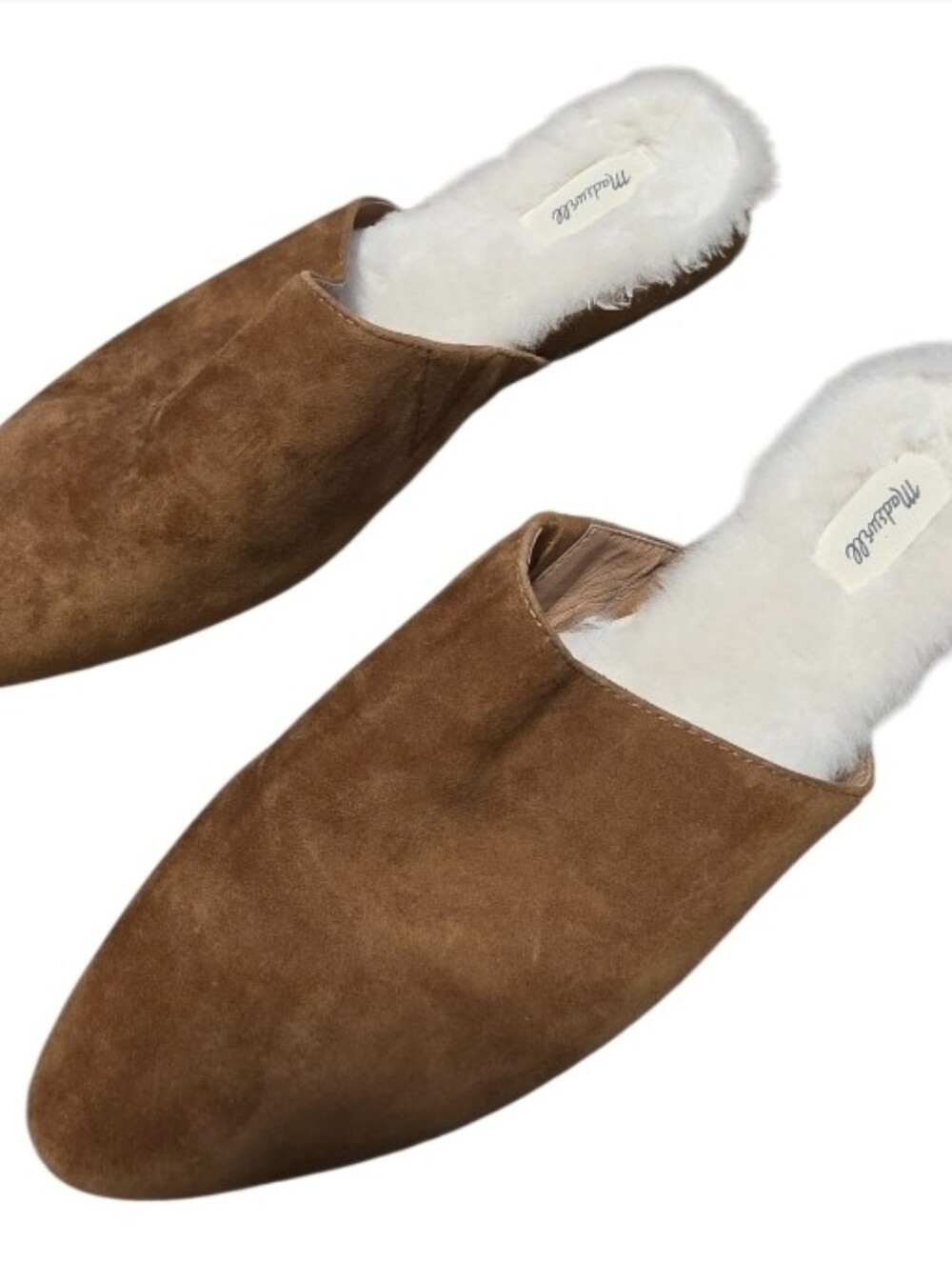 Madewell ($195) Kasey Mule in Acorn Brown Suede
